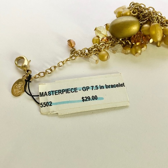 Premier Designs Masterpiece Gold Plated Bracelet - Picture 11 of 13